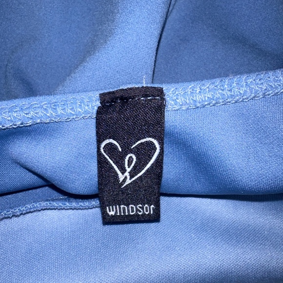 Blue v neck dress - Picture 2 of 2